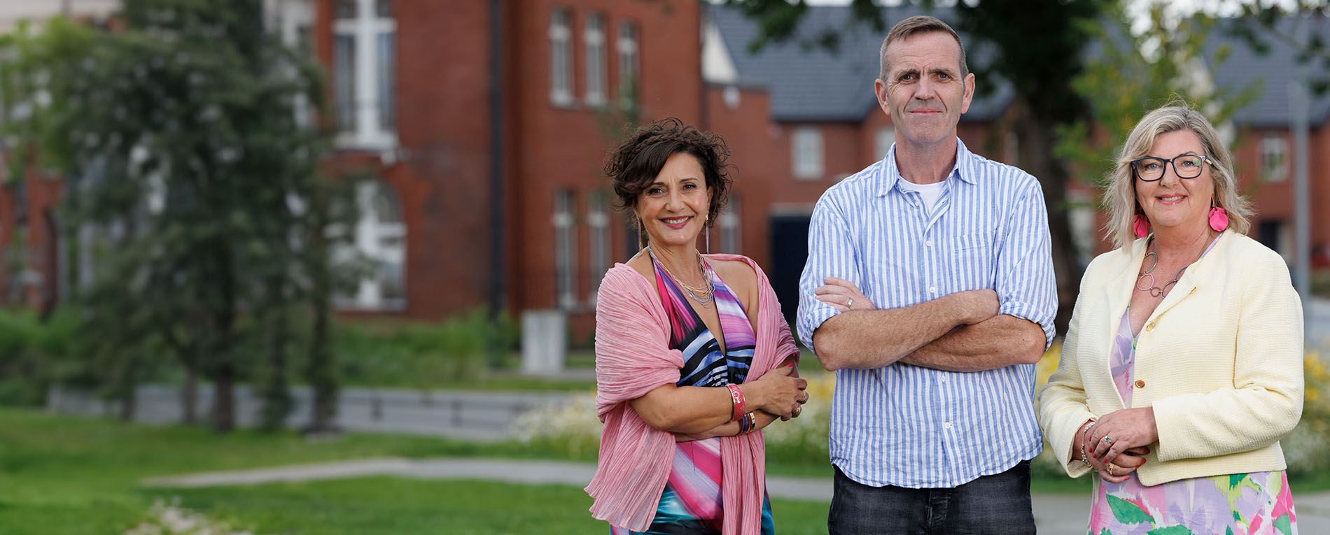 Image of Supergarden 2024 judge Monica with the first designer Gary