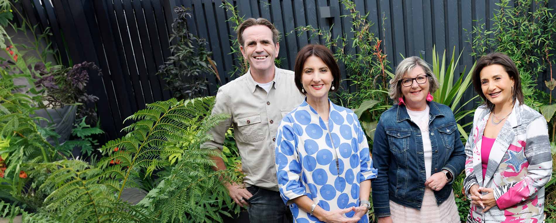 Image of Supergarden 2024 judge Monica with the first designer Gary